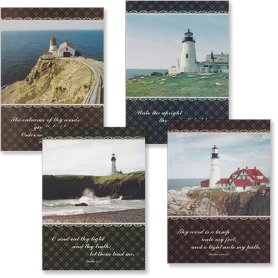 Birthday Cards - Guiding Light - Set of 4